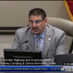 Supervisor Serna speaks about the current condition of the Garden Highway and the American River Parkway - March 12, 2019