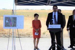 Groundbreaking event press conference